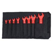 Wiha 20093 1000 Volt Roll Up Insulated Metric Wrench Sets, 8-Piece