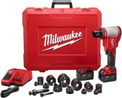 Milwaukee 2677-21 M18 FORCE LOGIC 6T Knockout Tool 1/2" - 2" Kit