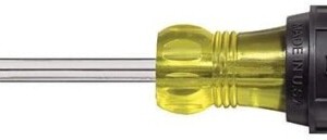 Klein Tools 603-4 Screwdriver, Made in USA, #2 Phillips Tip, Cushion Grip, Precision Machined Electrician Screwdriver, Home Improvement