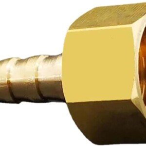 1/2" NPT Female x 5/16" Inch Hose Barb Hosetail Brass Pipe Fitting Connector Coupler Fuel(1l2 NPT To 5l16 Inch)