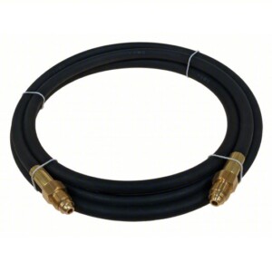 Inert Gas Hose: 1/4 in Hose Inside Dia., Black, AW-14A X AW-14A, 10 ft Hose Lg