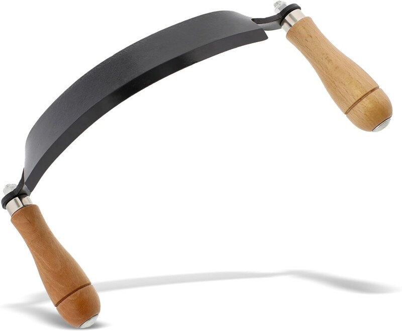 Felled Draw Shave Knife – 8in Curved Draw Knife Curved Draw Shave Tool Woodworking Debarking Hand Tool