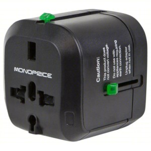 MONOPRICE Plug Adapter: 8 A, 100 to 240V AC