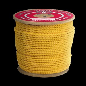 1 INCH X 600 FT. YELLOW POLYPROPYLENE ROPE
