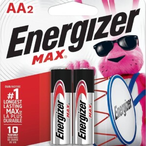 ENERGIZER MAX ALKALINE BATTERIES, 2 COUNT