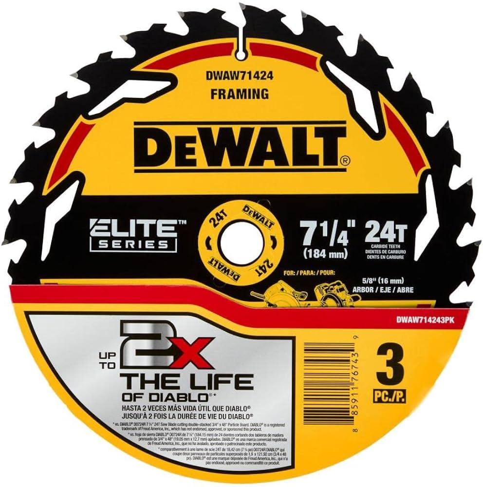 DEWALT 7 1/4IN 24T Elite Series Bulk