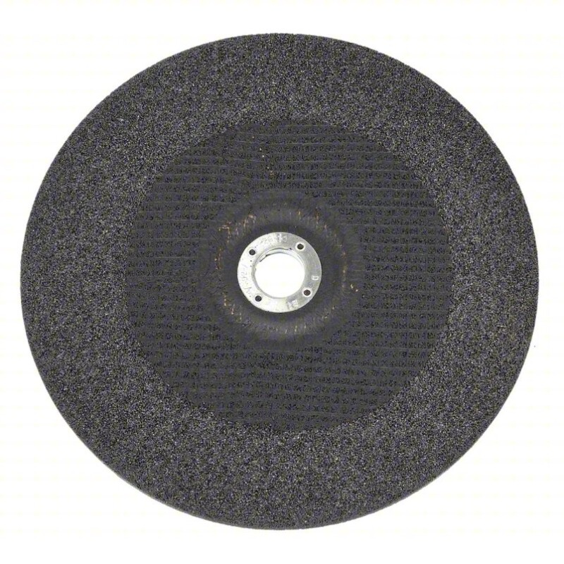 SAIT Depressed Center Grinding Wheel: Type 27, 7" x 1/4" x 7/8", Aluminum Oxide, 24 Grit, XA24Q