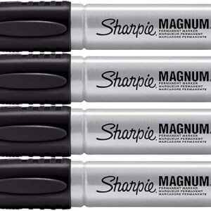 SHARPIE OVERSIZED CHISEL TIP EXTRA WIDE MAGNUM PERMANENT MARKER (PER PACK)