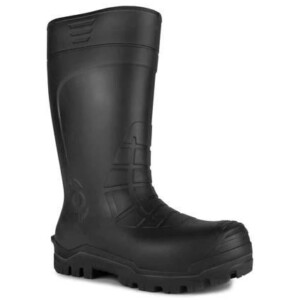 DOUBLE DUTY BLACK LONG BOOT STEEL TOE