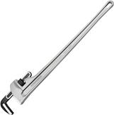 MAXPOWER 48-inch Pipe Wrench, Heavy Duty Large Straight Plumbing Wrench Smooth Jaw Aluminum Pipe Wrench