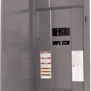SQUARE D - HOM816M200FTRB HOMELINE 200-AMP 8-SPACE 16-CIRCUIT OUTDOOR MAIN BREAKER LOAD CENTER WITH FEED-THRU LUGS