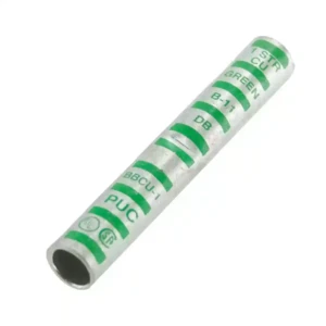 LONG BARREL COPPER SPLICE 1AWG GREEN