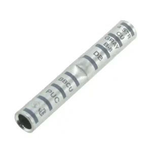 LONG BARREL COPPER SPLICE 4 AWG GRAY