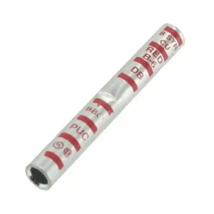 LONG BARREL COPPER SPLICE 8 AWG RED