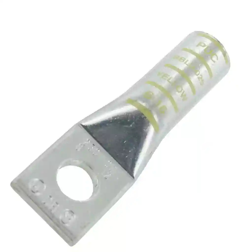 LONG BARREL COPPER LUG 250 kcmil 1/2" YELLOW 1HOLE