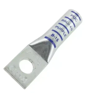 LONG BARREL COPPER LUG 4/0 Awg 1/2" PURPLE 1HOLE