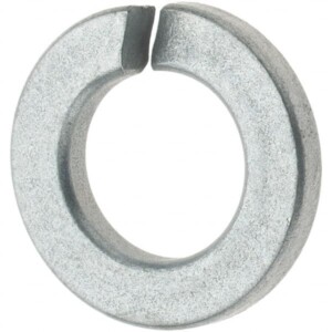 3/8 Split Lock Washer (100 Pack) Zinc Plated Steel, Meets ASME B18.21.1 by Makers Bolt