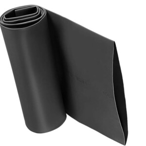 Unifizz Heat Shrink Tubing Flat Width Shrinkable Tube Cable Sleeve 1m - Black