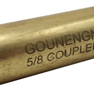 GOUNENGNAIL 5/8’’ Ground Rod Coupler, Grounding Rod Extension Connector Clamp,Great for 5/8’’ Ground Rod with 14.2mm Actual Metric Diameter (Copper 5/8’’ Coupler, 1pc)
