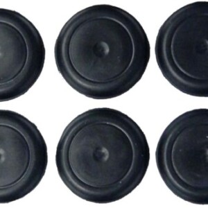 1 1/2" 1.5 inch Black Rubber Plugs for Flush Mount Body and Sheet Metal Holes Qty 10