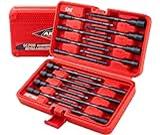 16 PC Magnetic Nut Driver Set, 6 Inches | 1/4 Inch Hex Shank | SAE & Metric | Cr-V Steel