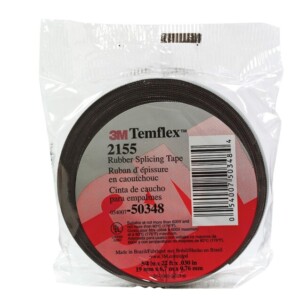 3M SAFETY 3M 2155 RUBBER SPLICE TAPE, 3/4 IN X 22 FT, BLACK 