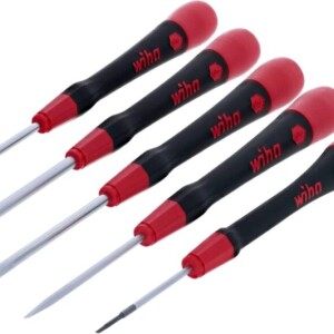 PRECISION SLOTTED & PHILLIPS SCREWDRIVER SET, 5 PIECE