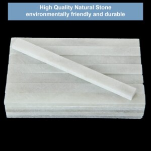 ZOEYES 108Pcs Soapstone Pen, Flat White Soapstone Refills, Soap Stones Chalk, Professional Soapstone Pencil for Welders Textile Marking Tools and Markers Removable Markings on Steel Cast Iron