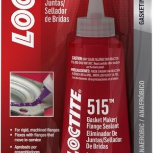 LOCTITE 515 GASKET MAKER & FLANGE SEALANT FOR AUTOMOTIVE: HIGH-TEMPERATURE, MEDIUM-STRENGTH, ANAEROBIC, WORKS ON ALL METALS, FLEXES WITH MOVEMENT | PURPLE, 50 ML (PN: 555352)