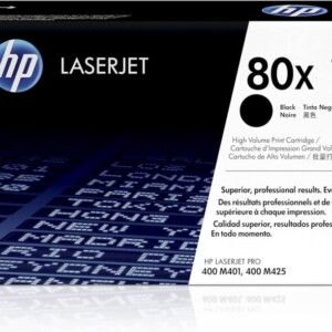 HP 80X Black High-yield Toner Cartridge