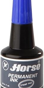 HORSE Refill Ink For Stamp Ink (BLUE)