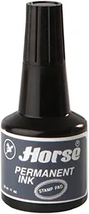 HORSE Refill Ink for Stamp Ink (BLACK)