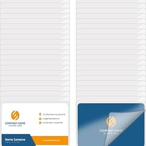 Index Card Laminating Pouches 3x5in