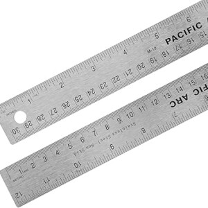 METAL RULER 12"