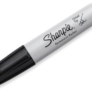 PERMANENT MARKER BLACK - CHISEL TIP