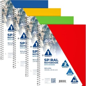 SPIRAL BOUND BOOKS 8.5" X 11"