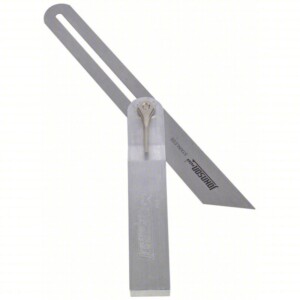JOHNSON LEVEL Sliding T-Bevel: 10 in Base Lg, 10 in, 10 in, Clear, Corrosion Resistant, Polished