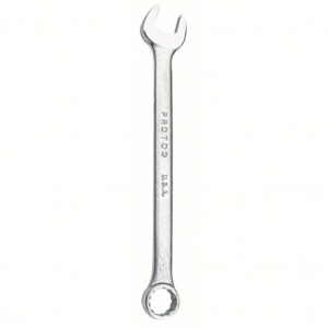 PROTO Combination Wrench: Alloy Steel, Satin, 50 mm Head Size, 28 in Overall Lg, Offset