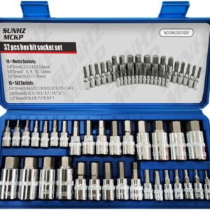 32 Piece Allen Socket Set