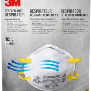3M N95 PARTICULATE RESPIRATOR (BOX OF 20) MODEL 8210