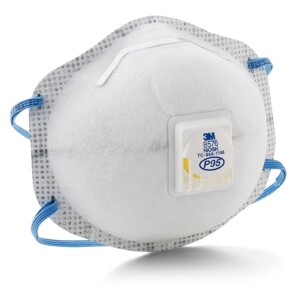 3M PARTICULATE RESPIRATOR P95 WITH NUISANCE LEVEL ACID GAS RELIEF (BOX OF 10) MODEL 8576