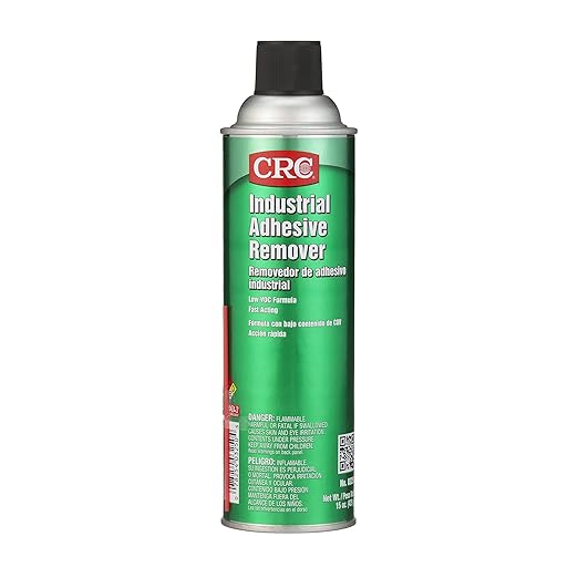 CRC INDUSTRIAL ADHESIVE REMOVER, 15 WT OZ, AEROSOL SPRAY