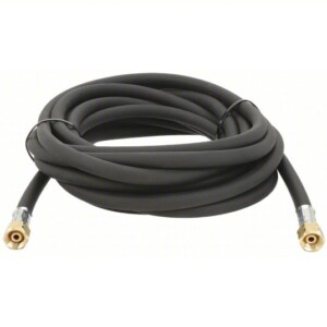 GAS HOSE: 1/4 IN HOSE INSIDE DIA., BLACK, FLH X FLH, 33 FT HOSE LG