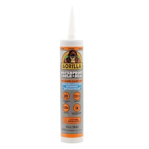 GORILLA WATERPROOF CAULK & SEAL 100% SILICONE SEALANT