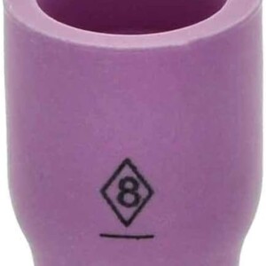 CK 2AG8 ALUMINA CUP (1/2" X 1")