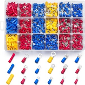 1200PCS ELECTRICAL CONNECTOR KIT-SOPOBY AUTOMOTIVE INSULATED CRIMPTERMINALS CONNECTORS