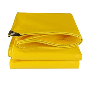Yellow Rubberized Tarpaulin