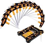 Hoteche 14-Piece Hex Key Set (Metric & Torx) T-Handle CRV Allen Wrench Set Multi-Size Long Hex Key Set with Wall-mounted Storage Box