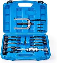 Orion Motor Tech Blind Hole Collet Bearing Race and Seal Puller Extractor Kit, Slide Hammer Pilot Insert Inner Bearing Removal Tool Set, 16 Pieces